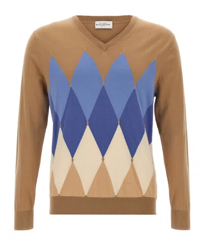 BALLANTYNE BALLANTYNE ARGYLE PATTERN KNITWEAR