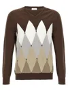 Ballantyne Argyle Sweaters And Cardigans In Brown