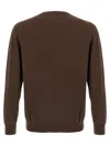 Ballantyne Argyle Sweater In Brown