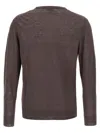 Ballantyne Argyle Sweater In Brown