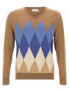 Ballantyne Argyle Sweaters And Cardigans In Brown