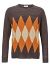 Ballantyne Argyle Sweaters And Cardigans In Brown