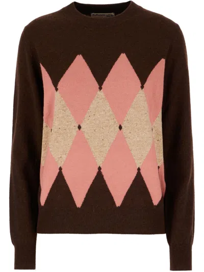 Ballantyne Maglieria In Brown Pink