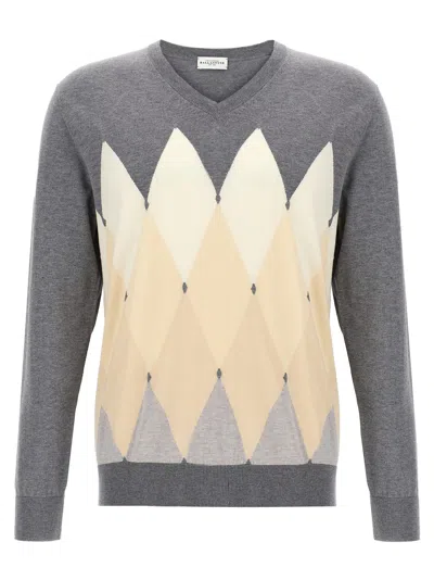 BALLANTYNE ARGYLE SWEATER