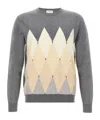 Ballantyne Argyle Sweaters And Cardigans In Gray