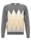 Ballantyne Argyle Sweaters And Cardigans In Gray