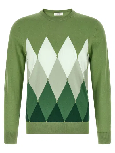 Ballantyne Argyle Sweater Sweaters And Cardigans Green