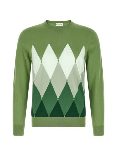 Ballantyne Argyle Sweater Sweaters And Cardigans Green