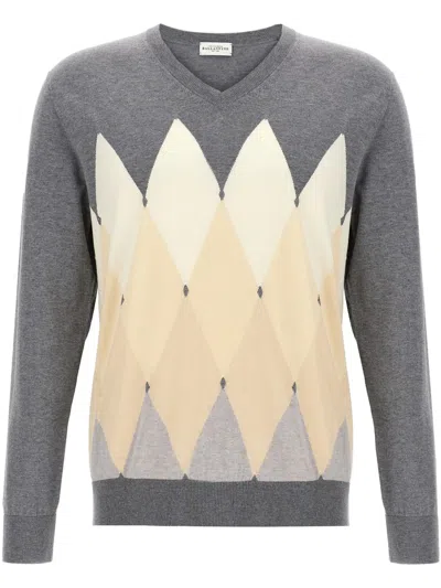 BALLANTYNE ARGYLE SWEATER
