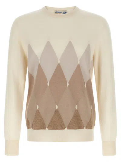 BALLANTYNE ARGYLE SWEATER