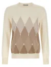 Ballantyne Argyle Sweater Sweaters And Cardigans Beige In Neutral
