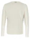Ballantyne Argyle Sweater In White