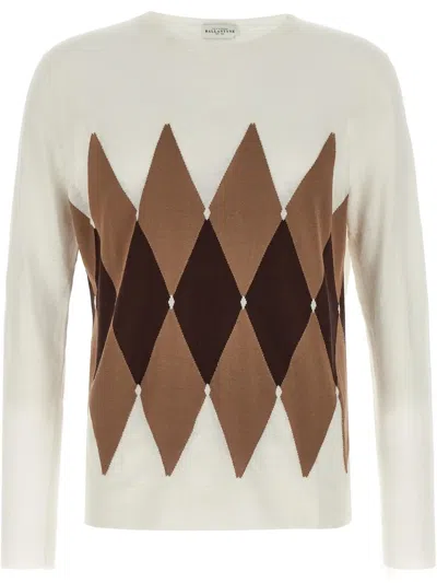 BALLANTYNE ARGYLE SWEATER