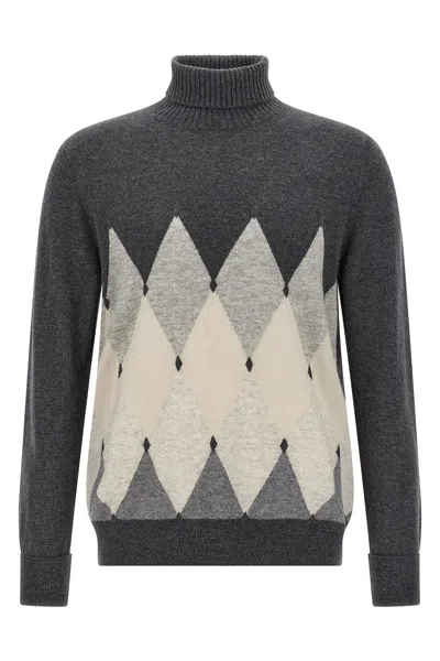 BALLANTYNE ARGYLE TURTLENECK