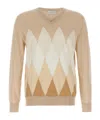 Ballantyne Argyle Weater In Nude