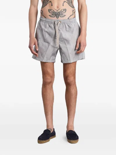 Ballantyne Argyle-pattern Swim Shorts In Multi