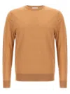 Ballantyne R Neck Sweaters And Cardigans In Beige