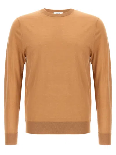 BALLANTYNE BEIGE CREW NECK SWEATER