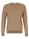Ballantyne R Neck Sweaters And Cardigans In Beige