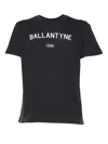 Ballantyne Black T-shirt With Logo In Black