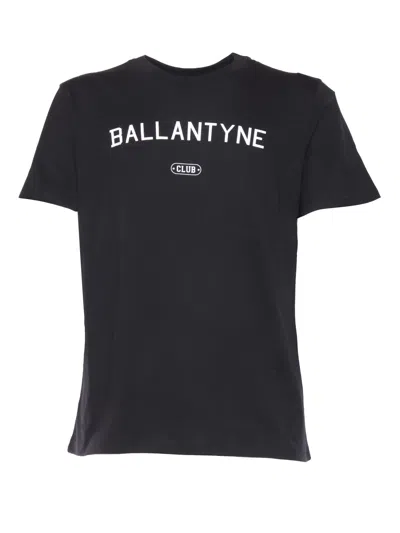 Ballantyne Black T-shirt With Logo