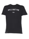Ballantyne Black T-shirt With Logo In Black