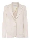 Ballantyne Blazer In Cotone Sabbia In Red