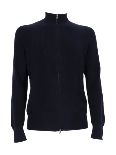 Ballantyne Full Zip Pullover In Black