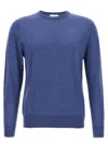 Ballantyne R Neck Sweaters And Cardigans In Blue