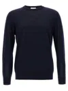 Ballantyne R Neck Sweaters And Cardigans In Black