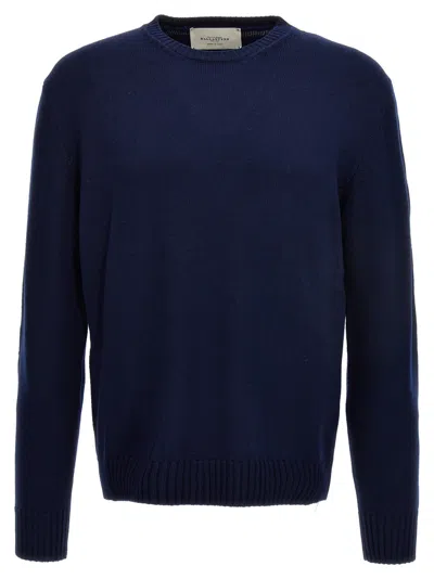 BALLANTYNE BLUE MERINO SWEATER