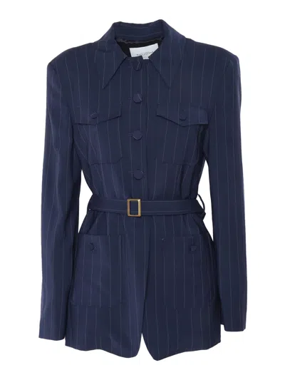 Ballantyne Blue Pinstripe Blazer