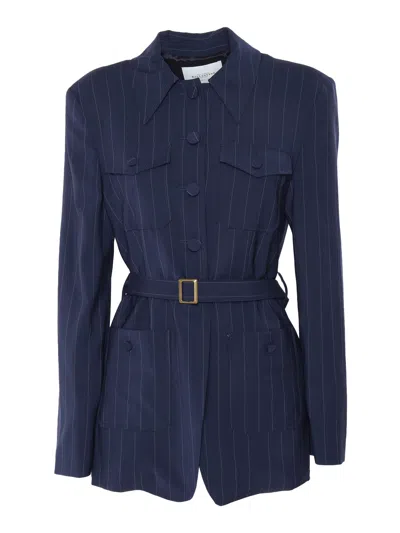 Ballantyne Blue Pinstripe Blazer