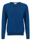 Ballantyne V Neck Sweaters And Cardigans In Blue