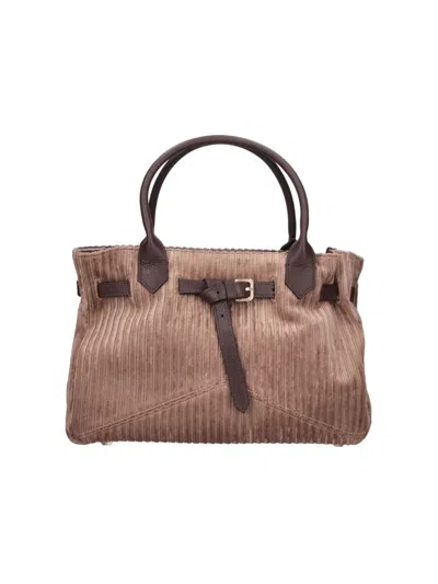 Ballantyne Brown Kate 998 Corduroy Tote Bag