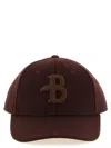 Ballantyne Monogram Patch Cap In Brown