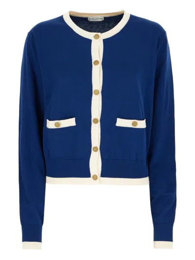 BALLANTYNE BUTTONED CROPPED CARDIGAN
