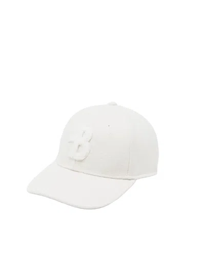 Ballantyne Cappellino Logo Con Visiera White Butter