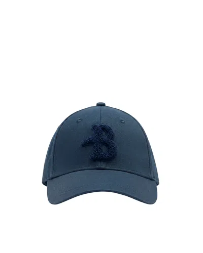 Ballantyne Cappellino Logo Navy In Blue