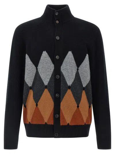 BALLANTYNE CARDIGAN ARGYLE