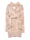 Ballantyne Cardigan In Beige