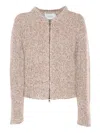 Ballantyne Full Zip Cardigan In Multicolor