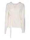 Ballantyne Cardigan In White