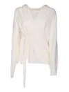 Ballantyne Cardigan In White
