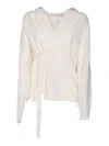 Ballantyne Cardigan In White