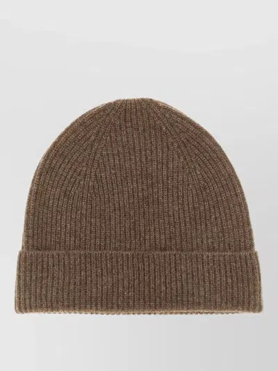 Ballantyne Cashmere Beanie In Brown