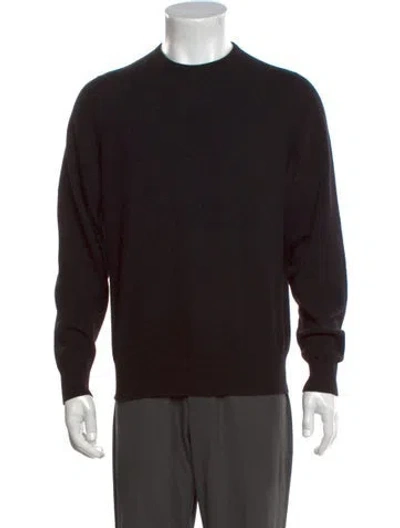 Pre-owned Ballantyne Cashmere Crew Neck Pullover In Black