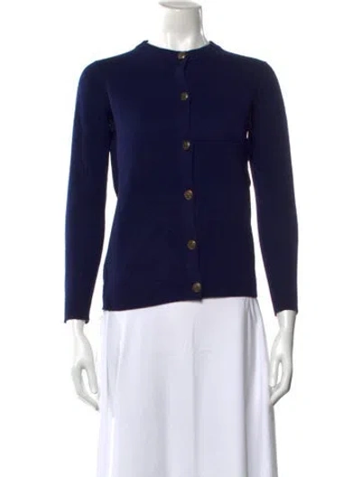 Pre-owned Ballantyne Cashmere Crew Neck Sweater In Blue