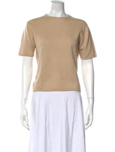 Pre-owned Ballantyne Cashmere Crew Neck Sweater In Neutrals