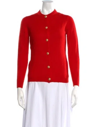 Pre-owned Ballantyne Cashmere Crew Neck Sweater In Red